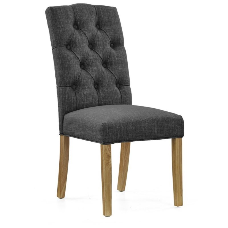 Corndell Burford Chelsea Dining Chair in Charcoal