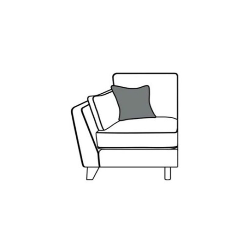 Alpha Designs Vincent Small End Sofa Unit (LHF)