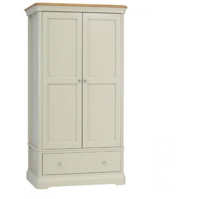 TCH Furniture Cromwell 2 Door Wardrobe with 1 Drawer