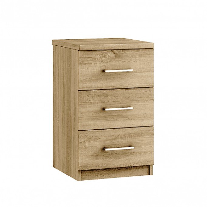 Maysons Modena 3 Drawer Bedside
