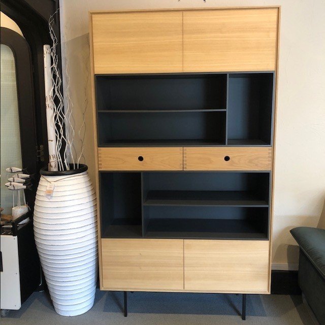 Qualita KORGEN Oak Large Bookcase