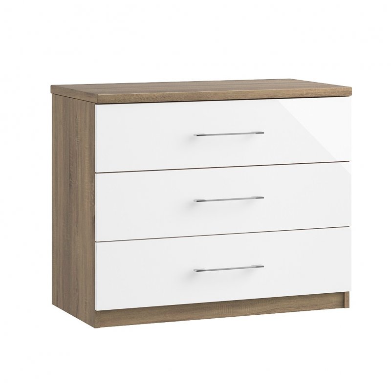 Maysons Catania 3 Drawer Wide Chest