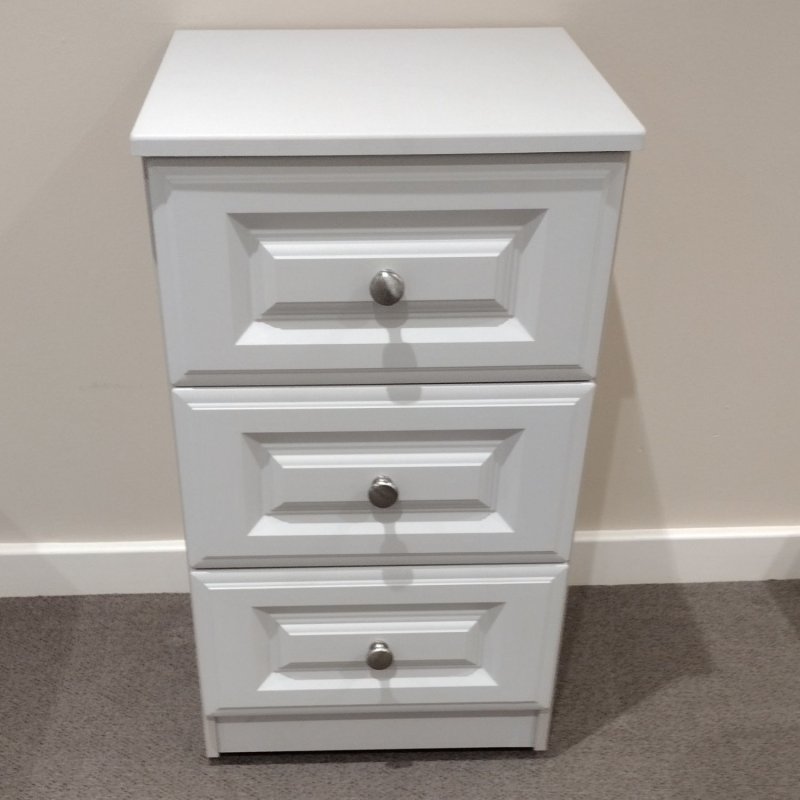 Maysons NAPLES 3 Drawer Bedside Chest