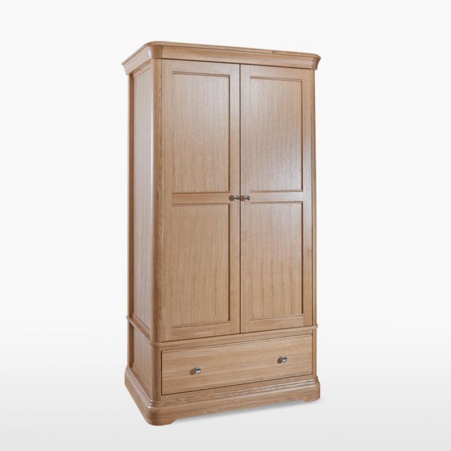 TCH Furniture Lamont 2 Door Wardrobe with 1 Drawer