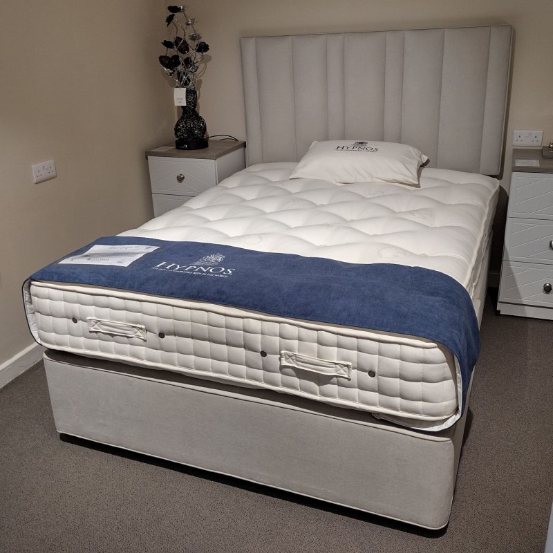 HYPNOS 5'0 Wool Origins 10 Divan Set & Harriet Headboard