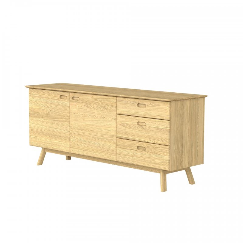 Qualita Hazlemere 2 Door 3 Drawer Sideboard