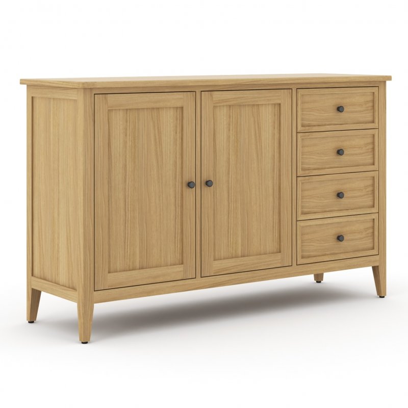 Papaya Malmo Oak  Large Sideboard
