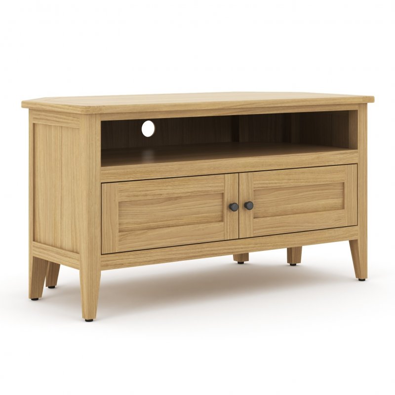 Papaya Malmo Oak Corner TV Unit