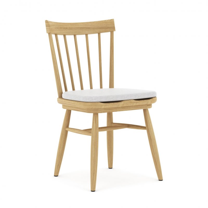 Papaya Malmo Oak Dining Chair with Cushion