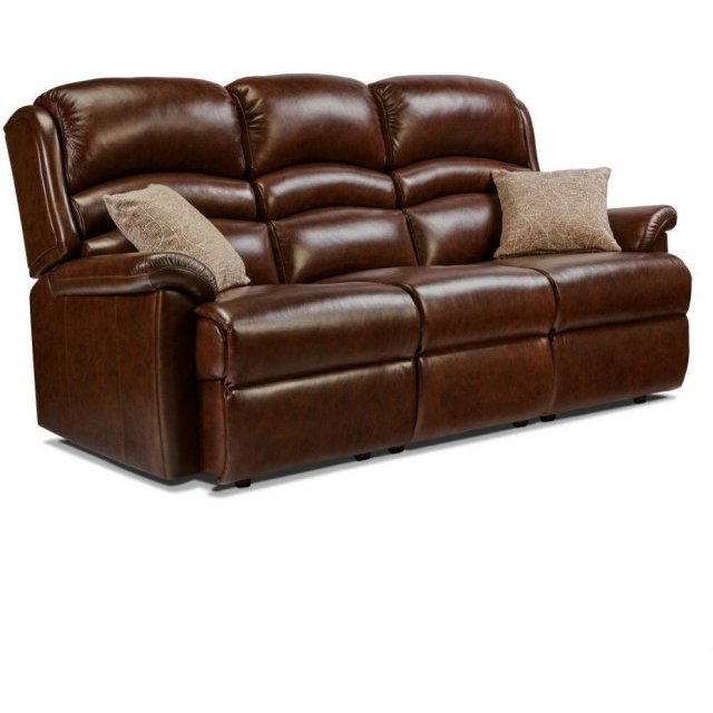 Sherborne Upholstery Sherborne Olivia Fixed 3 Seater Sofa (leather)