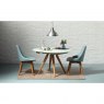 Peressini Myles Extending Round Dining Table (with wooden legs)