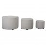 Softnord Troy 3 in 1 Nesting Pouffe