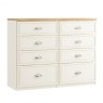 Vittoria 8 Drawer Twin Chest