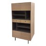 Qualita Korgen Oak Large Bookcase