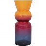 Libra Elise Tropical Sunset Ombre Glass Vase