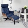 GFA Nordic Swivel Recliner & Stool