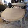 TCH Furniture LUNDIN Oval Extending Dining Table & 4 Kyiv Dining Chairs
