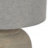 Libra Baslow Etched Grey Lamp