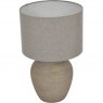 Libra Baslow Etched Grey Lamp