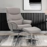 GFA Hudson Swivel Recliner & Stool (in leather)