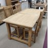 Qualita Laura Ashley Milton Oak Dining Table & 4 Chairs