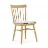 Malmo Oak Dining Chair with Cushion