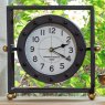 Metal Frame Mantel Clock
