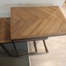 Bluebone Chevron Nest of 2 Supper Tables